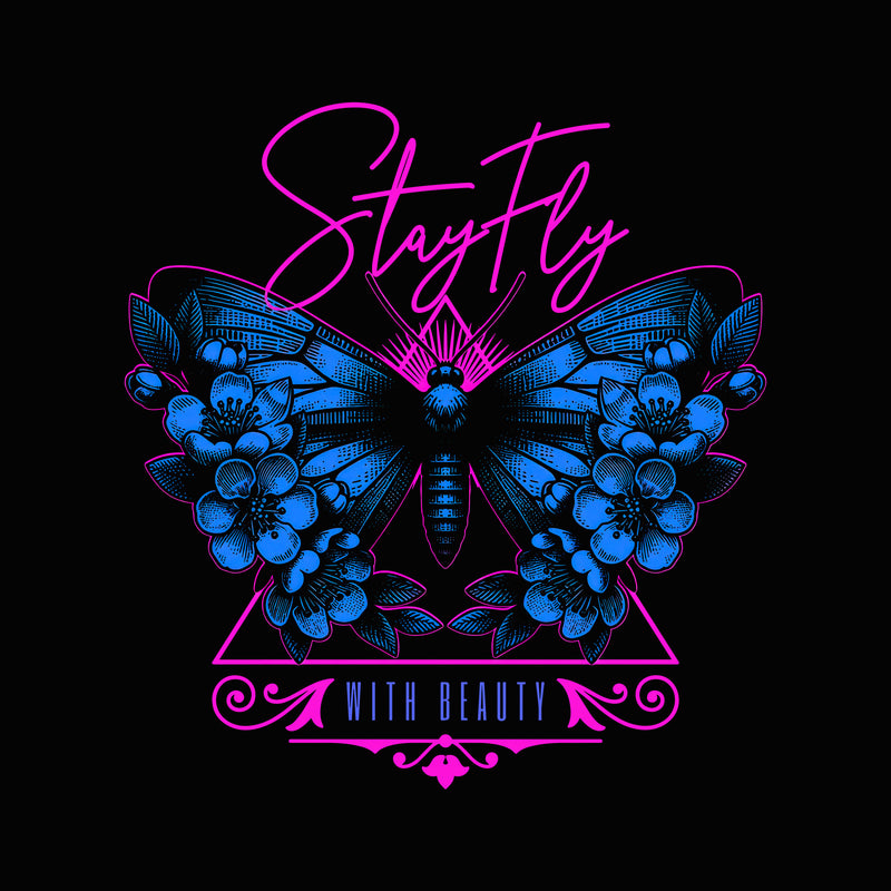Stay Fly with Beauty Butterfly - DTF Transfer