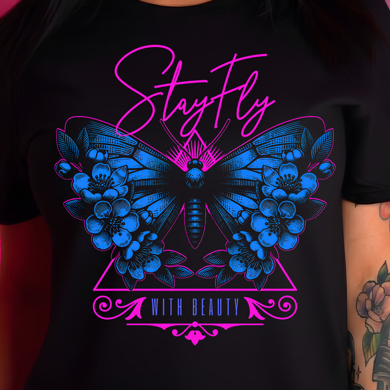 Stay Fly with Beauty Butterfly - DTF Transfer