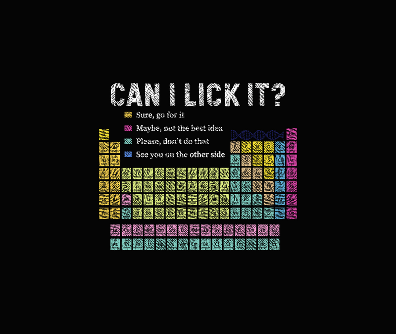 Periodic Table Science Humor - DTF Transfer