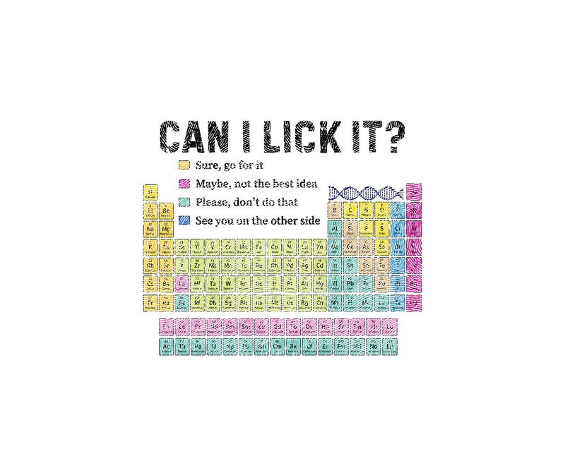 Periodic Table Science Humor - DTF Transfer