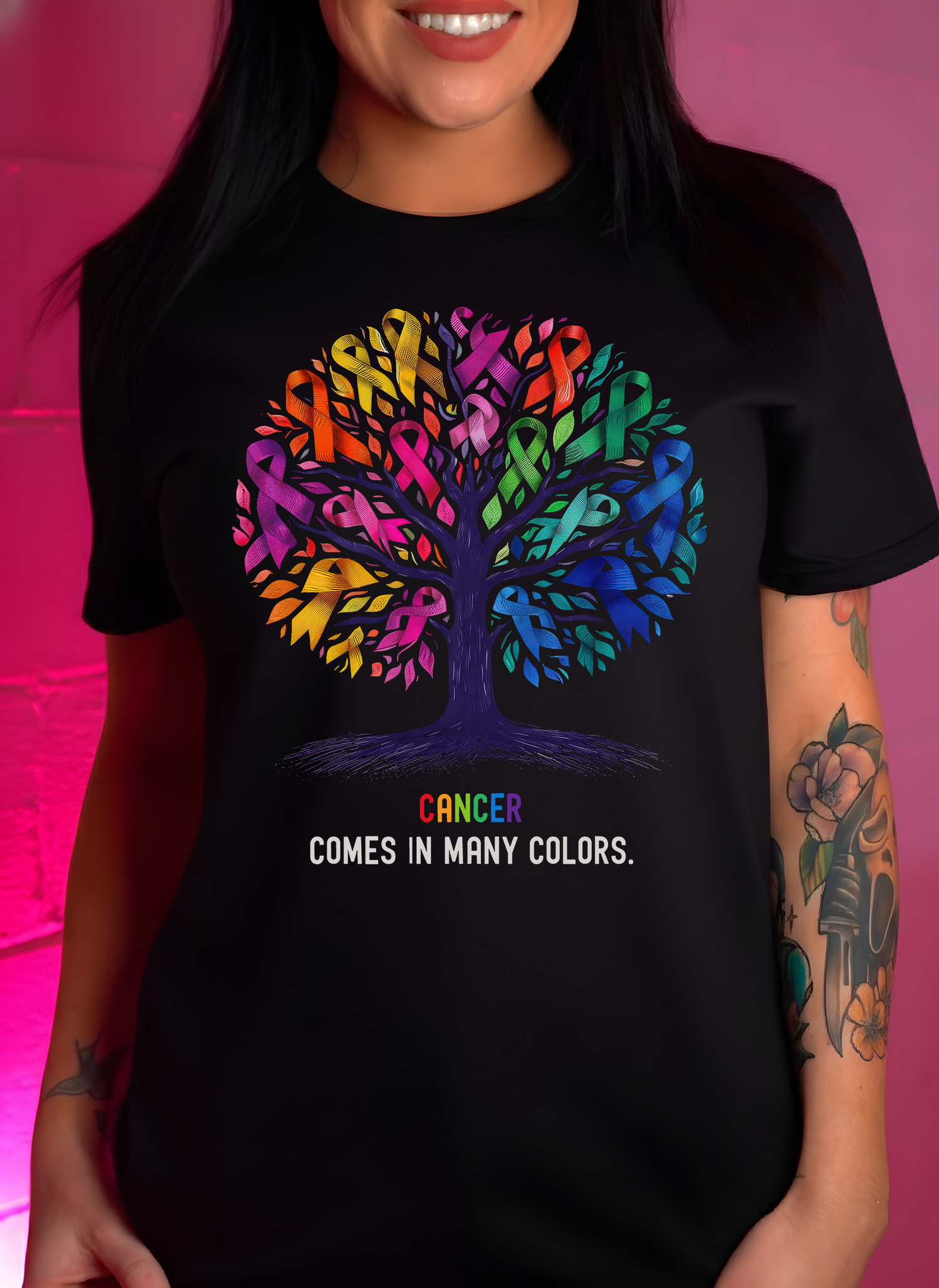 Cancer Comes in Many Colors - DTF Transfer