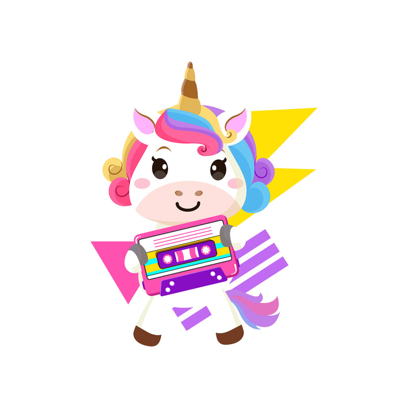 The Cassette Unicorn - DTF Transfer