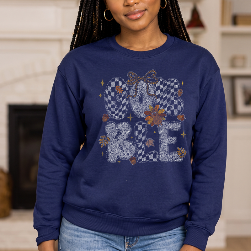 Leopard Bow & Cute Turkey DTF Transfer