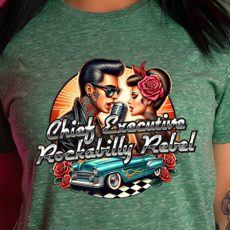 Chief Executive Rockabilly - DTF Transfer