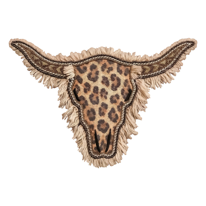 Boho Leopard & Fringe Longhorn - DTF Transfer