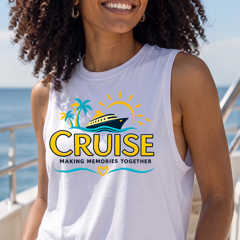Cruise Making Memories Together Tropical Vacation - DTF Transfer