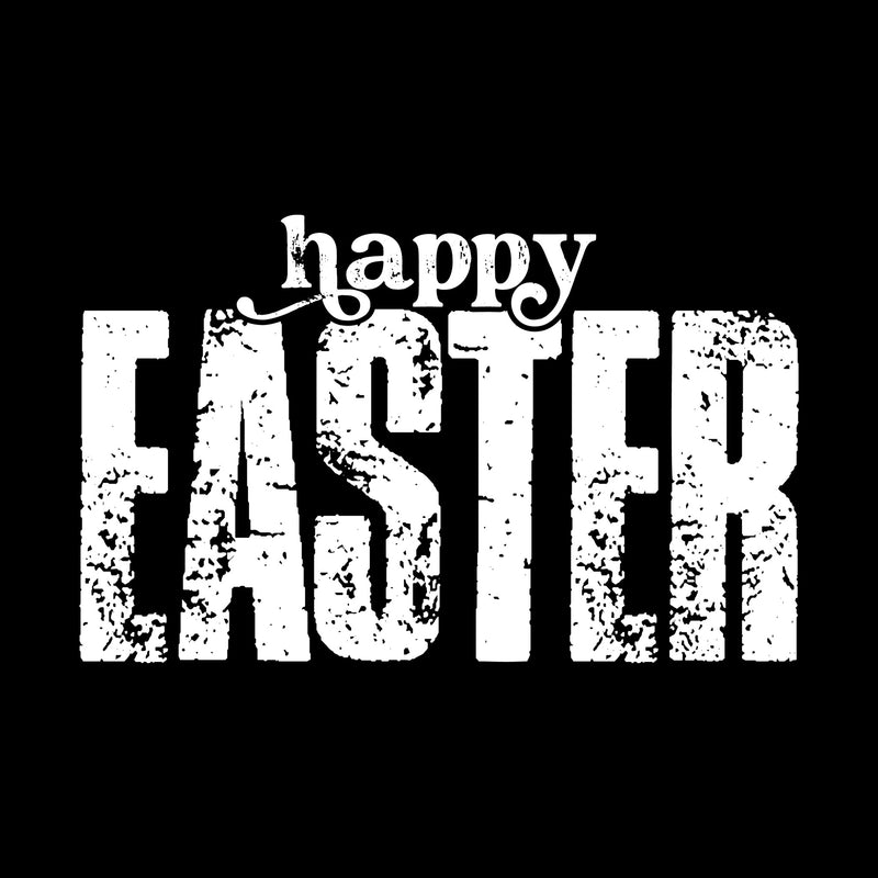 Distressed Happy Easter - DTF Transfer