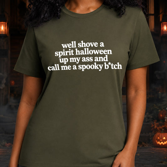 Shove A Spirit Halloween: Sarcastic Spooky B*tch - DTF Transfer