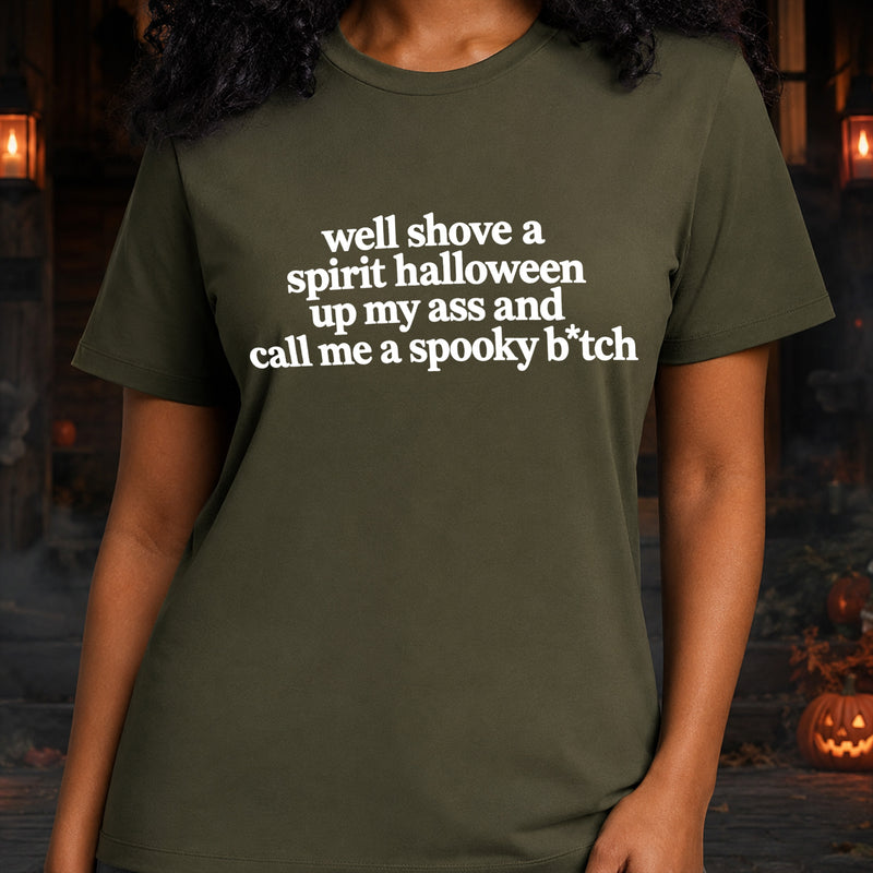 Shove A Spirit Halloween: Sarcastic Spooky B*tch - DTF Transfer