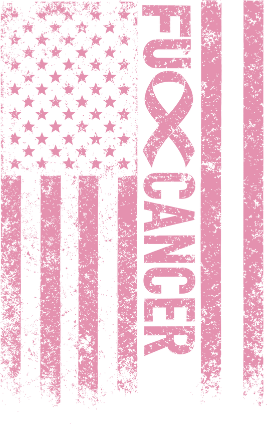 F*ck Breast Cancer Flag - DTF Transfser