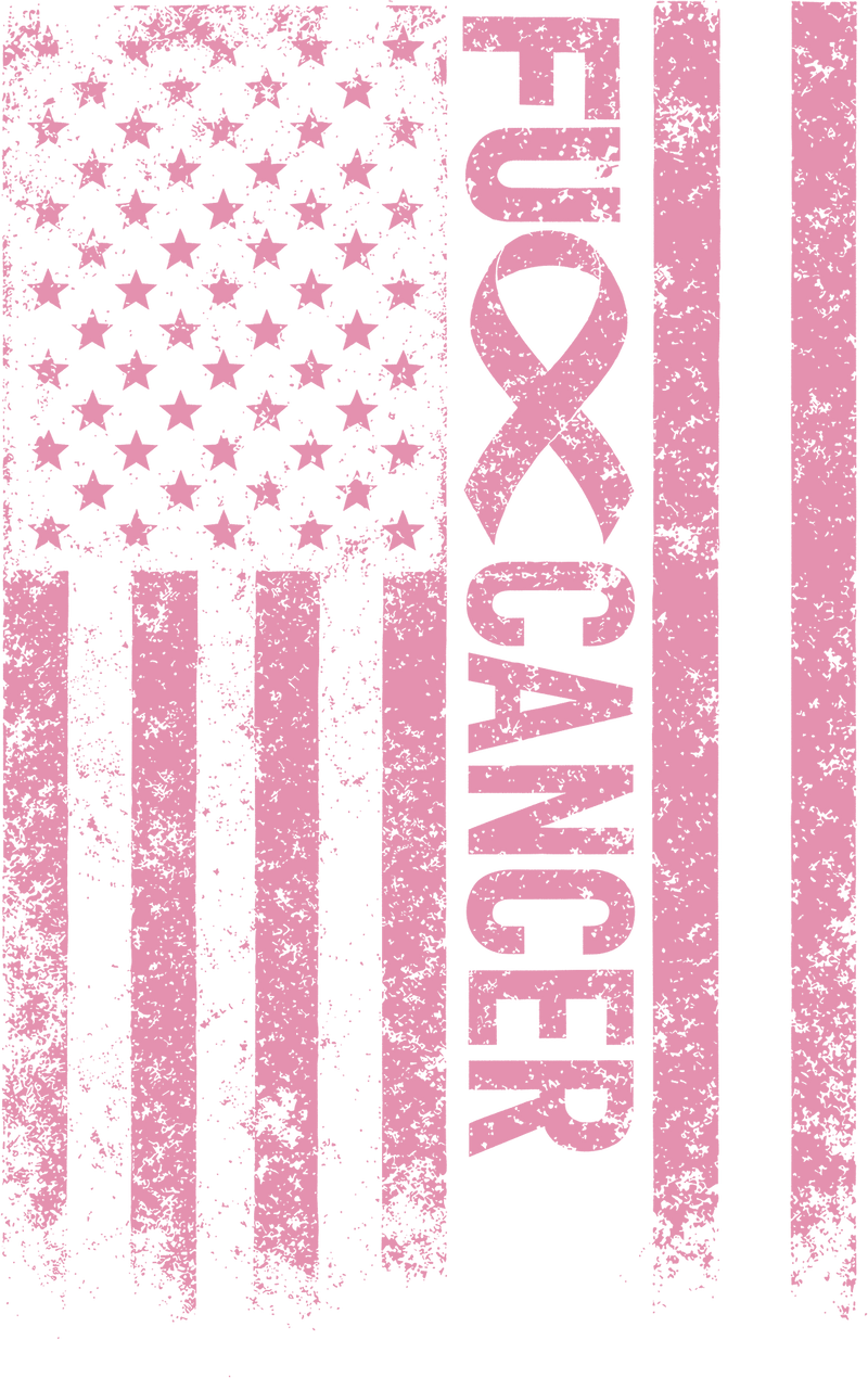F*ck Breast Cancer Flag - DTF Transfser