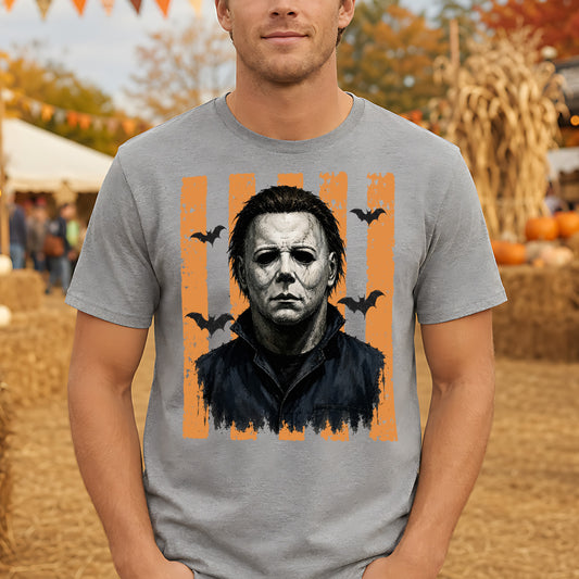 Vintage Striped Michael Myers - DTF Transfer