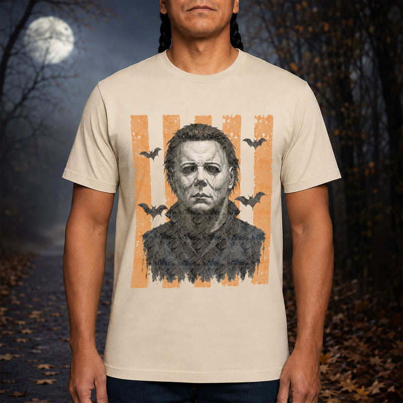 Vintage Striped Michael Myers - DTF Transfer