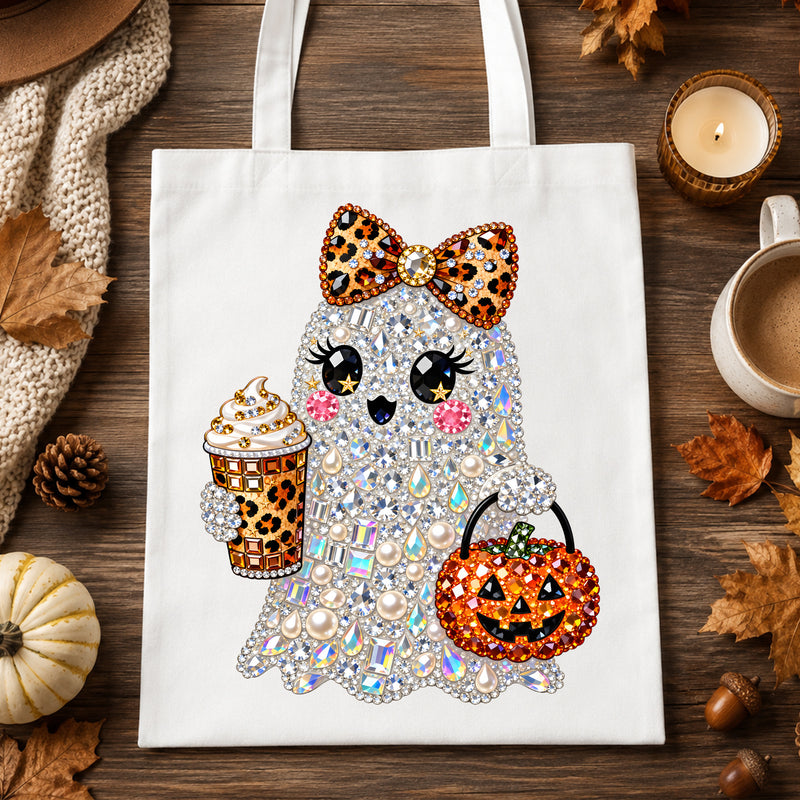 Faux Gemstone Preppy Ghost - DTF Transfer