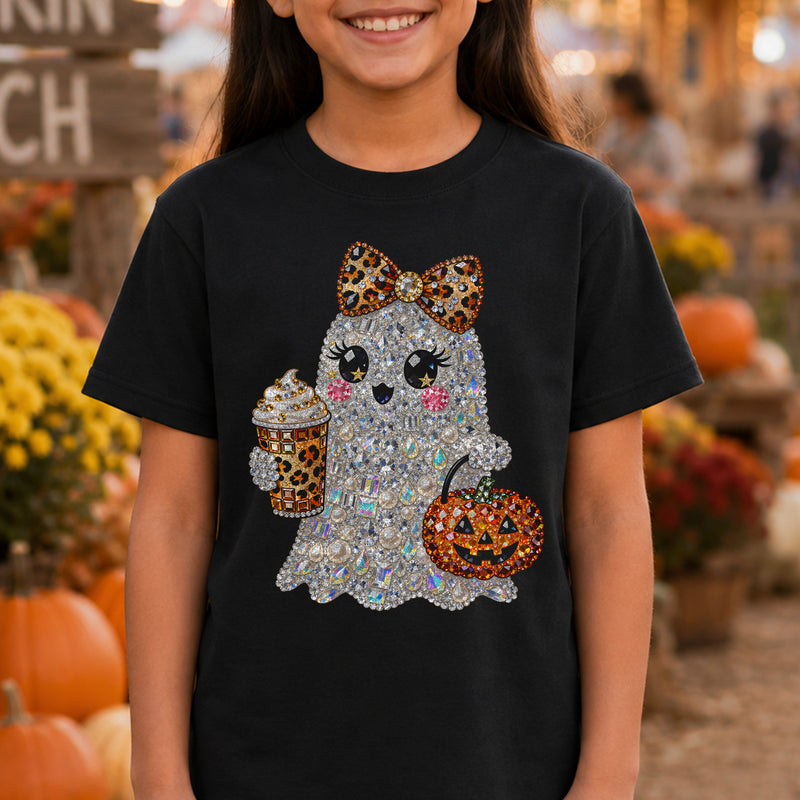 Faux Gemstone Preppy Ghost - DTF Transfer