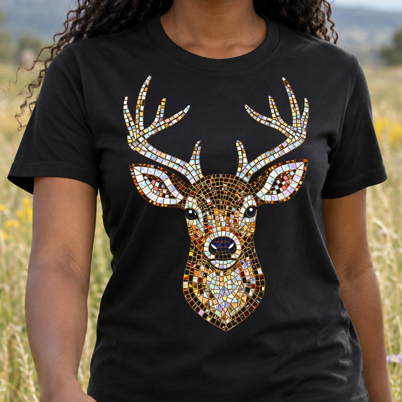Faux Gemstone Buck Beaded Mosiac - DTF Transfer