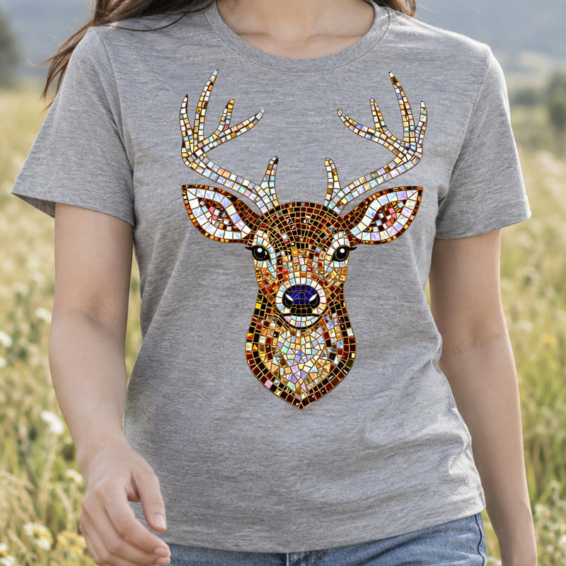 Faux Gemstone Buck Beaded Mosiac - DTF Transfer