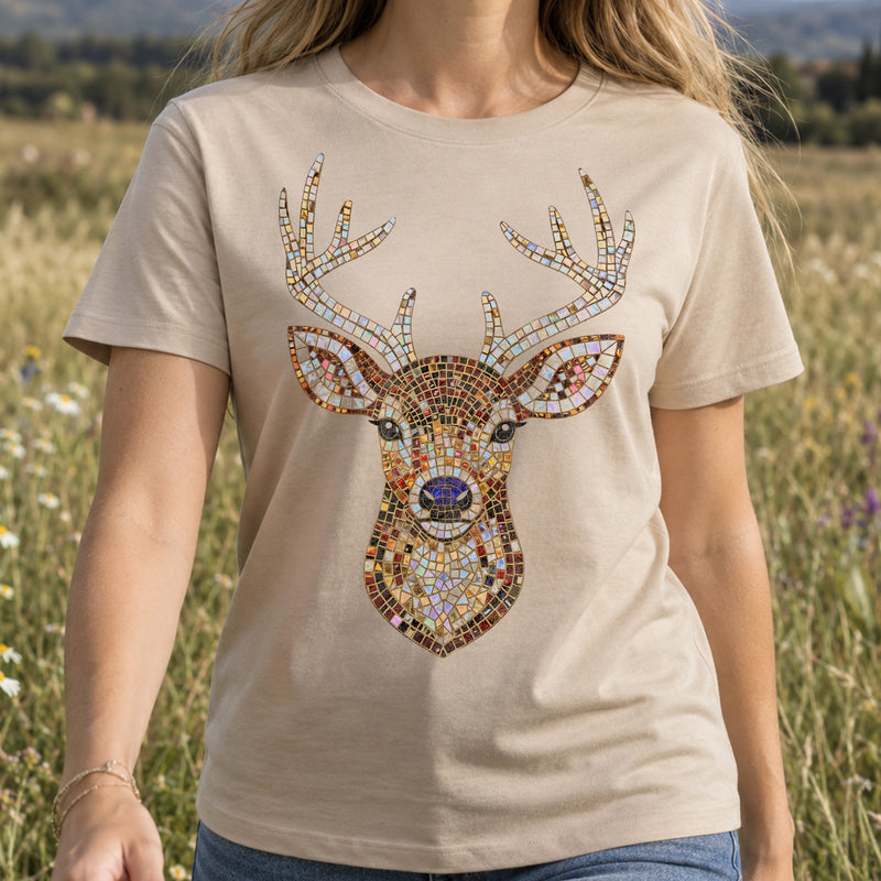 Faux Gemstone Buck Beaded Mosiac - DTF Transfer