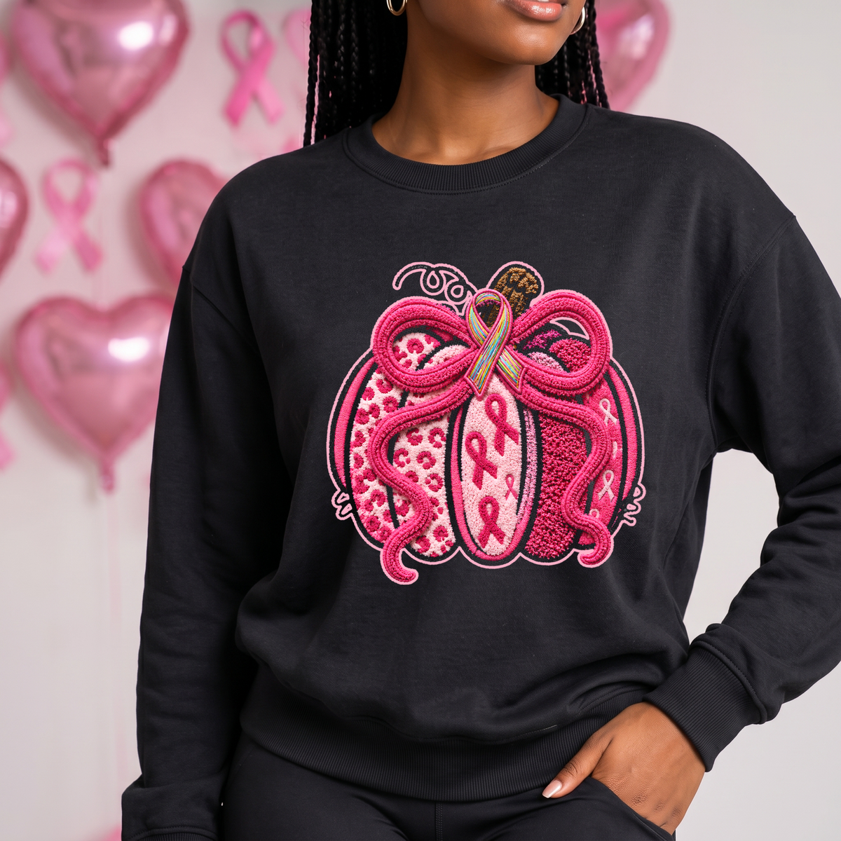 Textured Chenille Awareness DTF Transfer