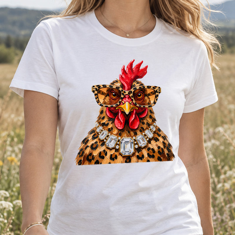Boujee Faux Painted Chicken - DTF Transfer