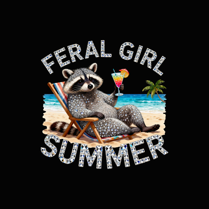 Faux Gemstone - Feral Girl Summer - DTF Transfer