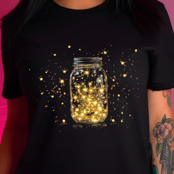 Summer Night Firefly Mason Jar - DTF Transfer