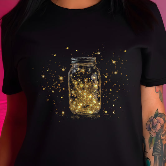 Summer Night Firefly Mason Jar - DTF Transfer