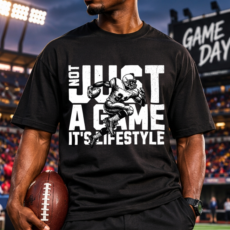 Not Just A Game It's Lifestyle Football Player - DTF Transfer