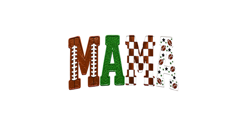 Textured Game Day Varsity Block DTF Transfer