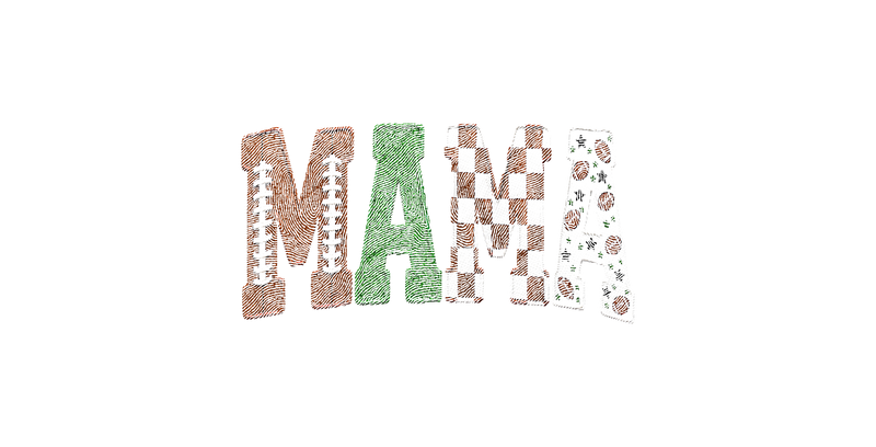 Textured Game Day Varsity Block DTF Transfer