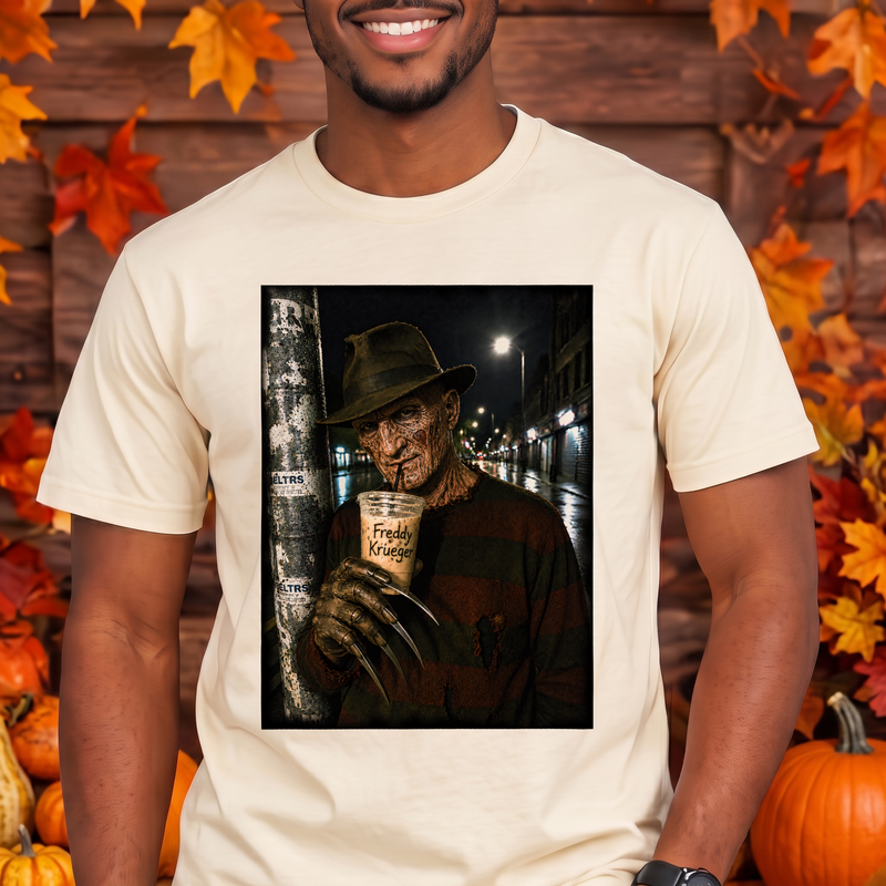 Freddy Krueger Nighttime Sip DTF Transfer
