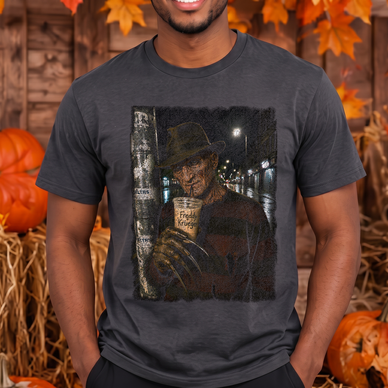 Freddy Krueger Nighttime Sip DTF Transfer