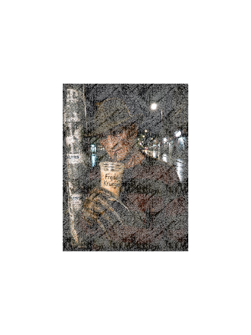 Freddy Krueger Nighttime Sip DTF Transfer