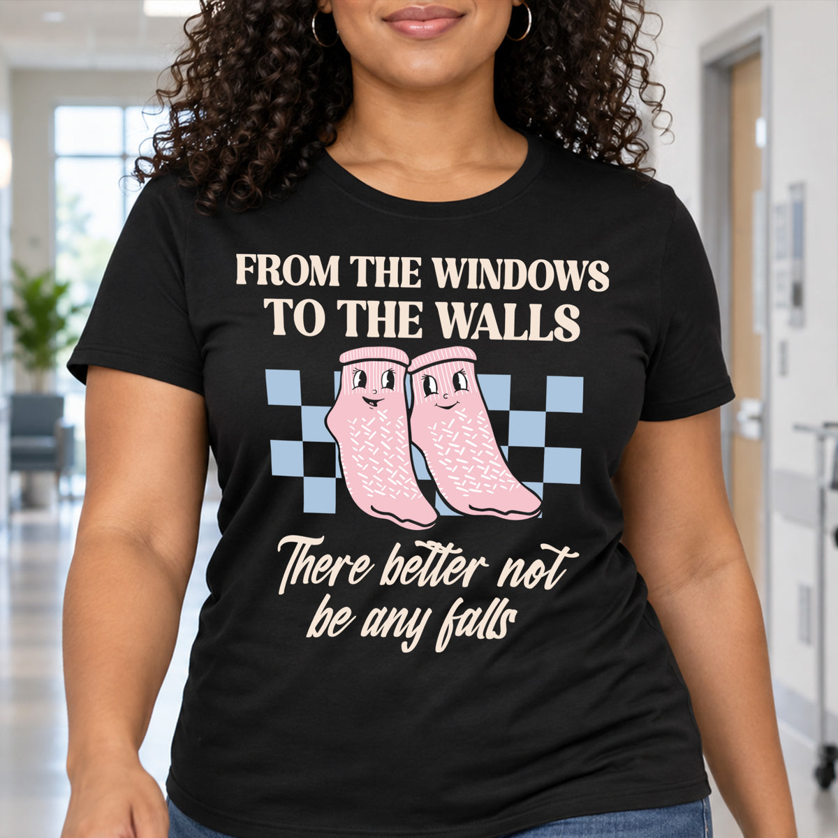 From The Window - There Better Not Be Any Falls - DTF Transfer
