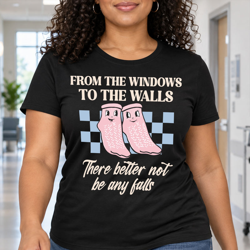 From The Window - There Better Not Be Any Falls - DTF Transfer