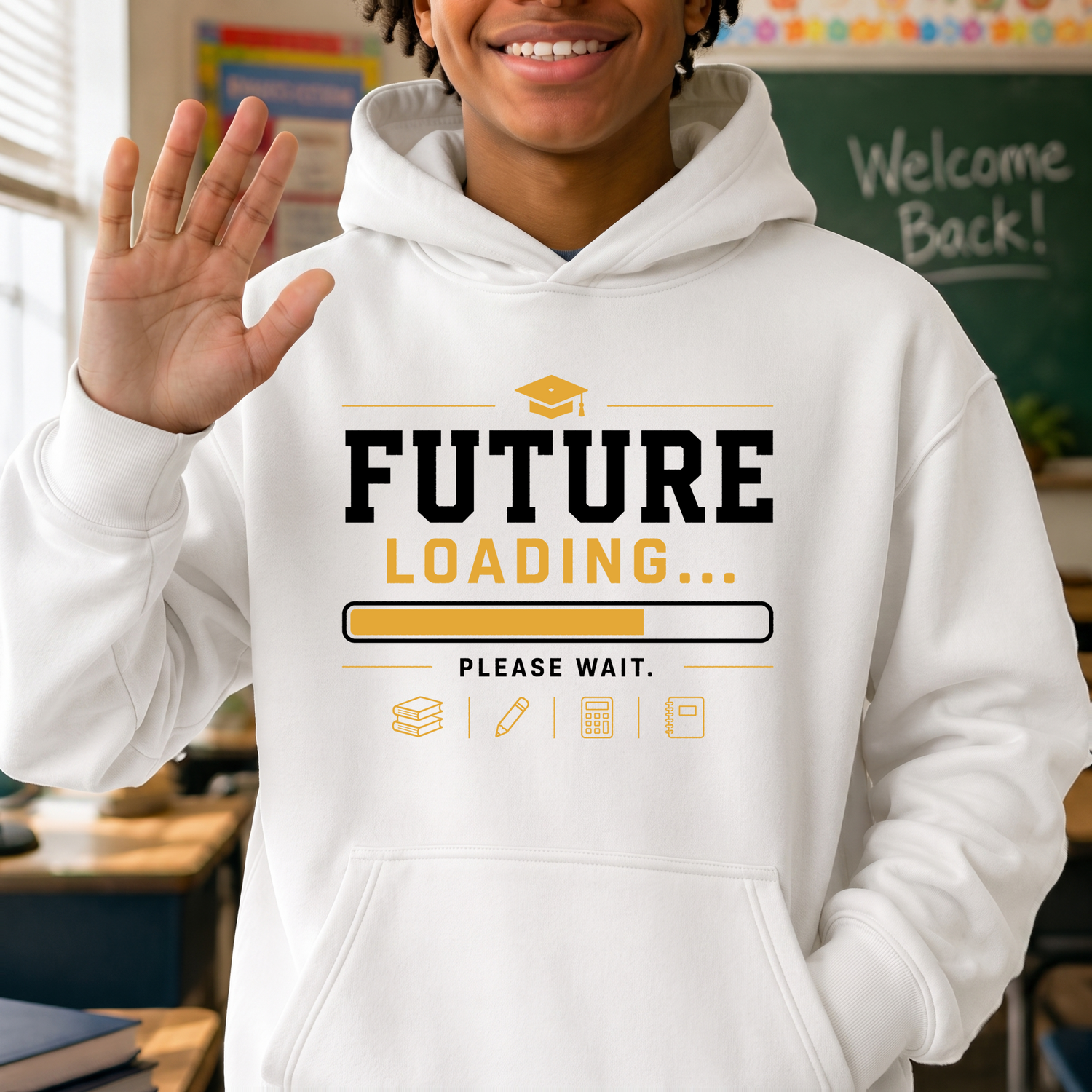 Future Loading Varsity Graduation - DTF Transfer