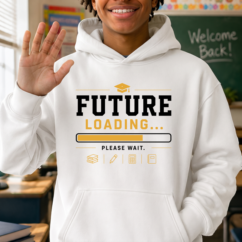 Future Loading Varsity Graduation - DTF Transfer