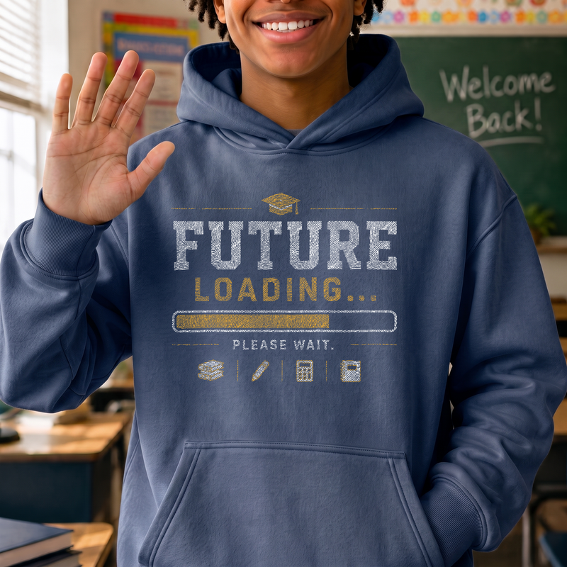 Future Loading Varsity Graduation - DTF Transfer