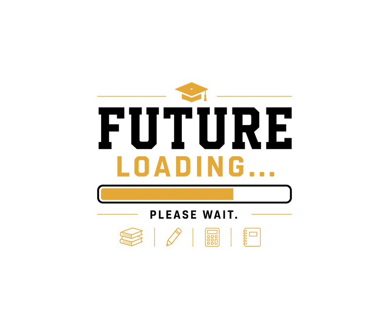Future Loading Varsity Graduation - DTF Transfer