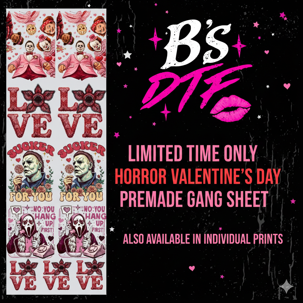 Horror Valentines Day Gang Sheet