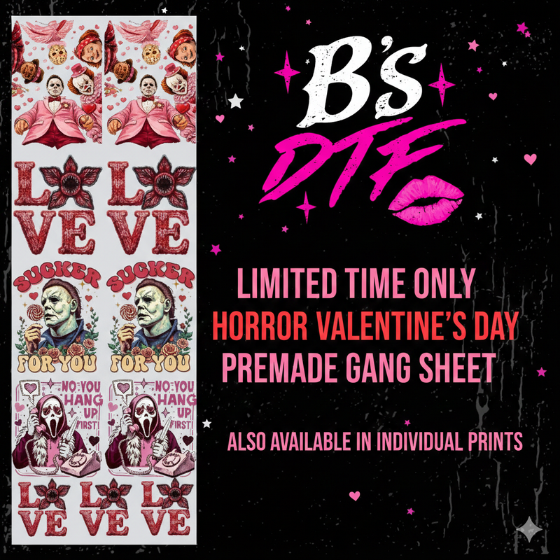 Horror Valentines Day Gang Sheet