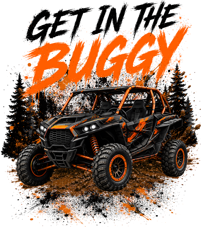 High-Octane Off-Road Mud DTF Transfer