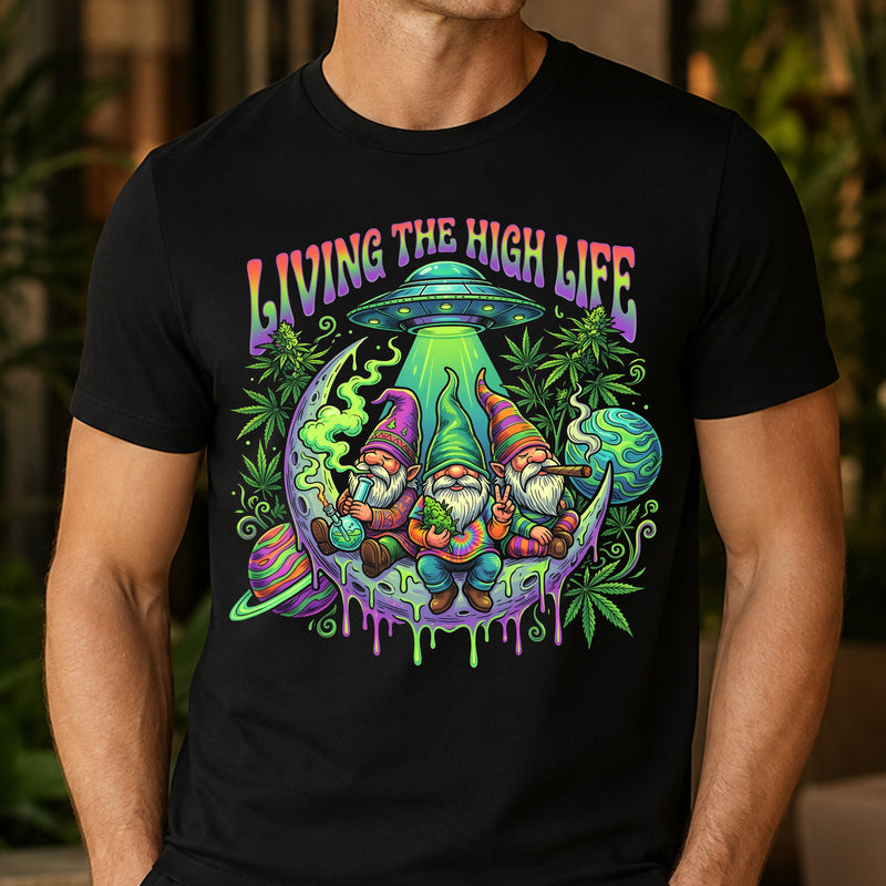 Gnomes Living The High Life - DTF Transfer