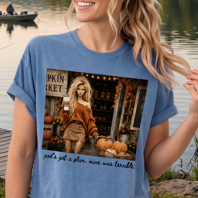 God's Got A Plan, Mine Was Terrible Doll - DTF Transfer