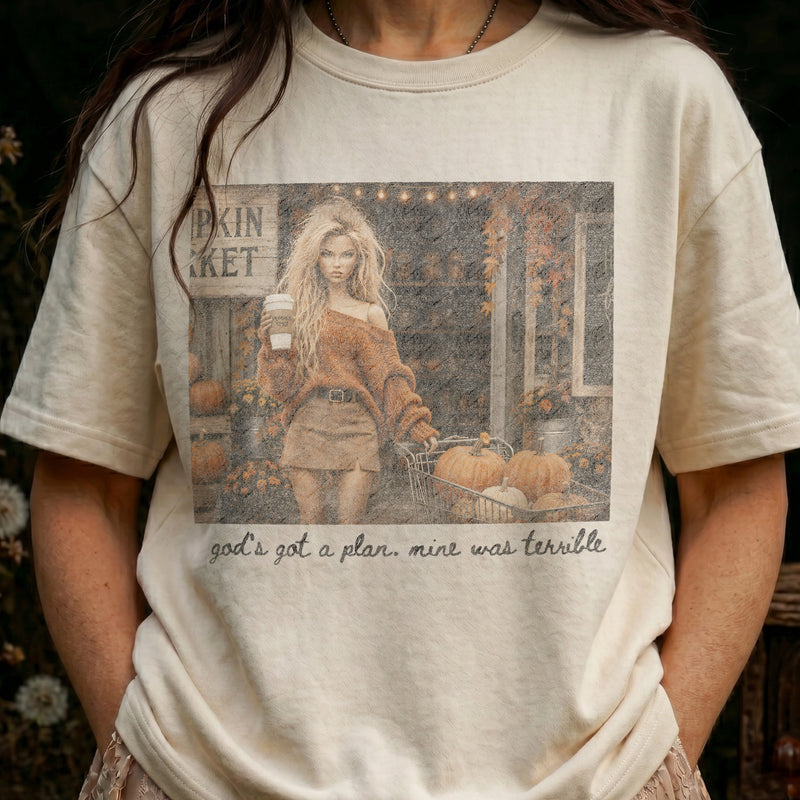 God's Got A Plan, Mine Was Terrible Doll - DTF Transfer