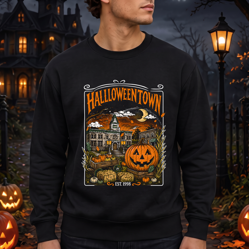Halloweentown EST. 1998 Vintage Town Square - DTF Transfer