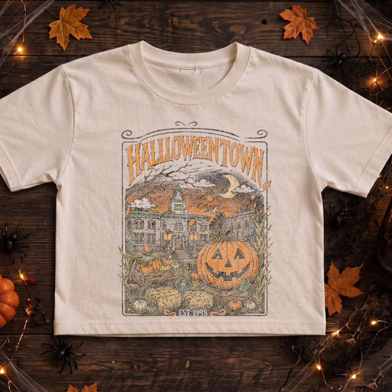 Halloweentown EST. 1998 Vintage Town Square - DTF Transfer