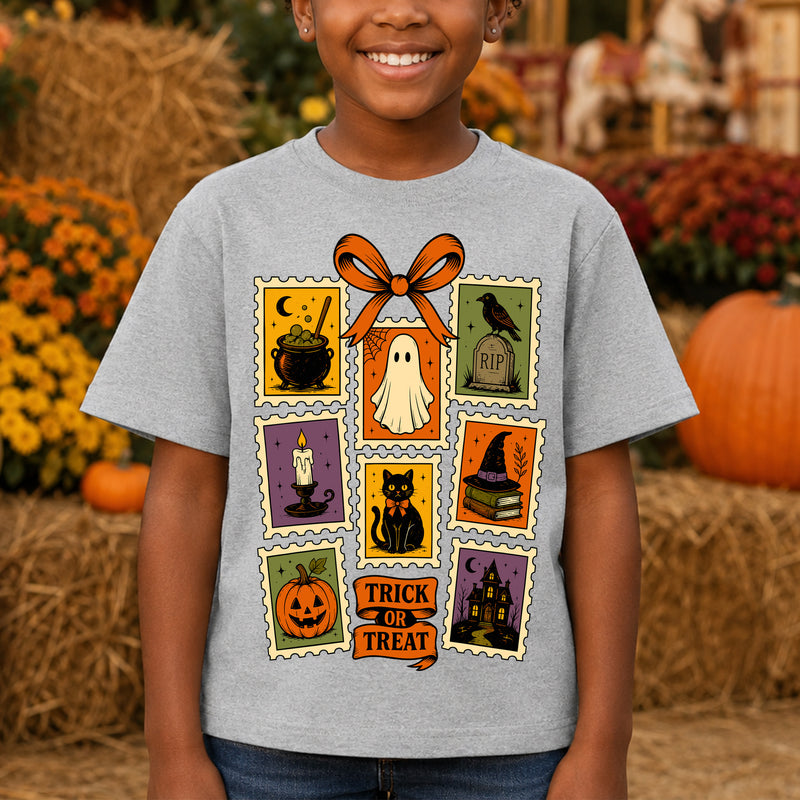 Vintage Halloween Stamps - DTF Transfer