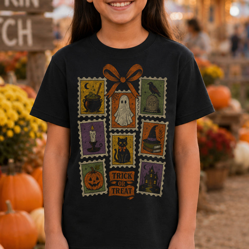 Vintage Halloween Stamps - DTF Transfer