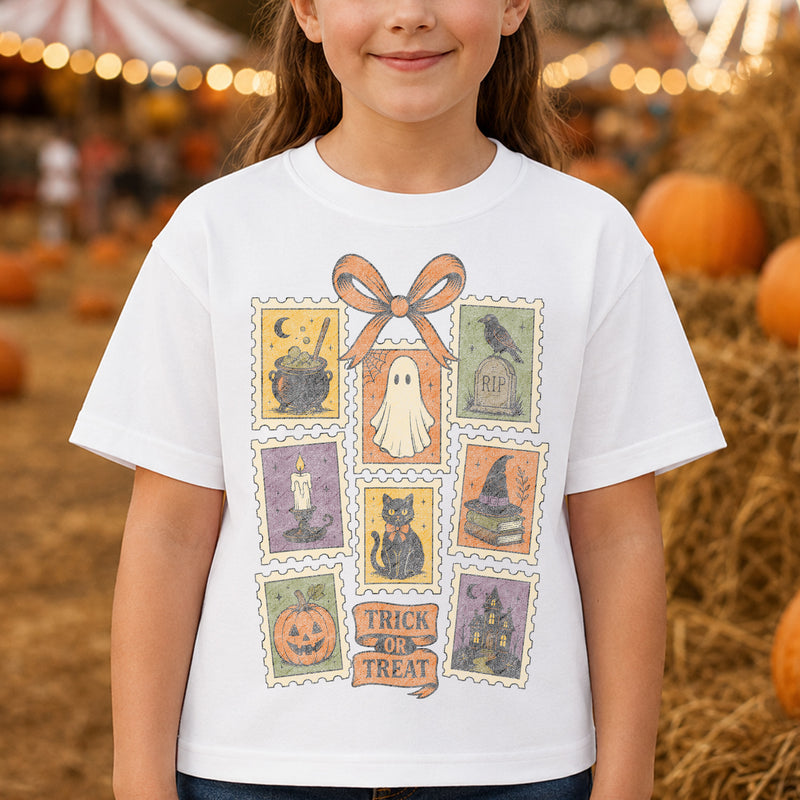 Vintage Halloween Stamps - DTF Transfer